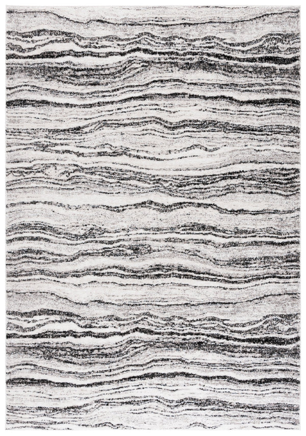 Safavieh Parker Ivory Beige-Black 6X9 Area Rug — Low-Profile 3/8" Jute-Poly Blend, Modern Minimalist Floor Decor PRK156Z-6