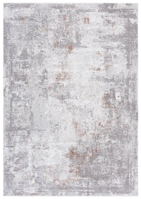 Safavieh Parker 182E Grey Taupe Ivory Area Rug 6X9 — Power-Loomed Turkey Craft, Low-Profile 3/8" Pile, Durable Stylish Rug PRK182E-6