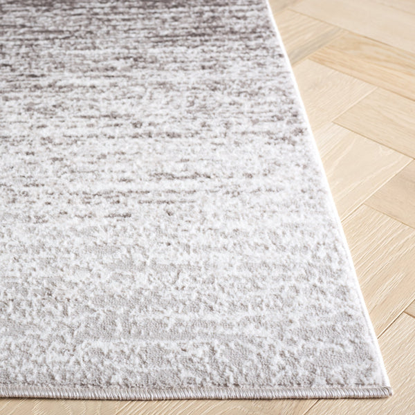 Safavieh Parker Contemporary Black & Ivory Grey Ombre Runner Rug — Low-Profile 3/8" Pile, Durable Jute-Poly Blend 2'-0" x 7'-0" PRK186H-27