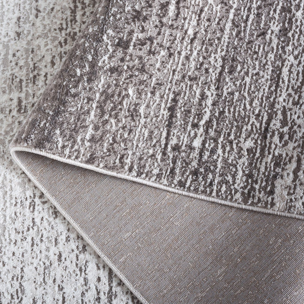 Safavieh Parker Contemporary Black & Ivory Grey Ombre Runner Rug — Low-Profile 3/8" Pile, Durable Jute-Poly Blend 2'-0" x 7'-0" PRK186H-27