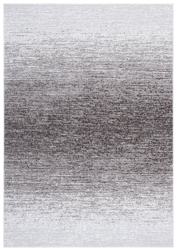 Safavieh Parker Contemporary Black & Ivory Grey Ombre Runner Rug — Low-Profile 3/8" Pile, Durable Jute-Poly Blend 2'-0" x 7'-0" PRK186H-27