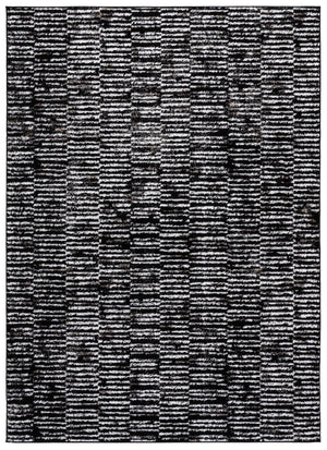 Safavieh Parker Modern Black And Ivory Area Rug — Low-Profile 3/8" Pile, Durable Power-Loomed Jute-Poly Blend 6'-0" x 9'-0" PRK192H-6