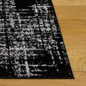 Safavieh Parker 193H Black Ivory Rug 7'9"X9'6" – Low-Profile 3/8" Power-Loomed Jute-Poly Blend, Durable Style PRK193H-8