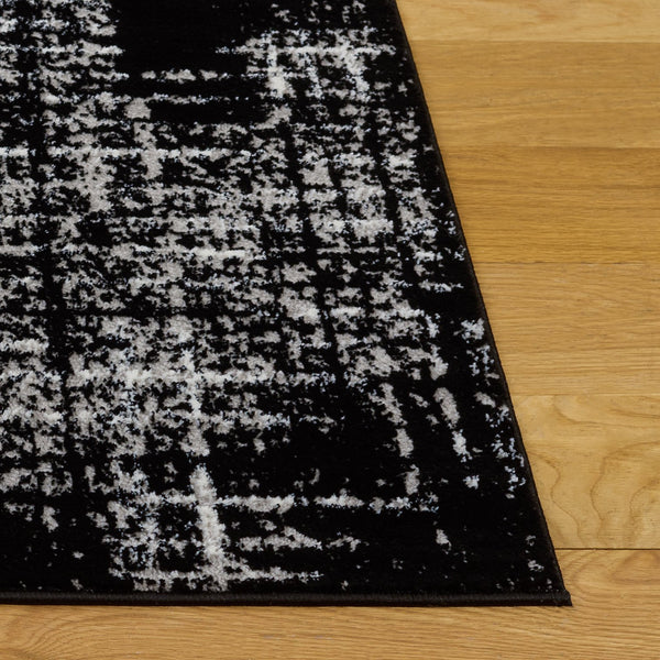 Safavieh Parker 193H Black Ivory Rug 7'9"X9'6" – Low-Profile 3/8" Power-Loomed Jute-Poly Blend, Durable Style PRK193H-8
