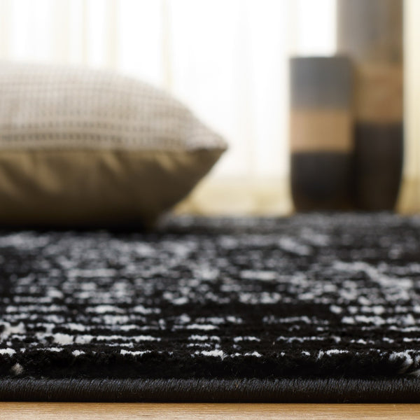 Safavieh Parker 193H Black Ivory Rug 7'9"X9'6" – Low-Profile 3/8" Power-Loomed Jute-Poly Blend, Durable Style PRK193H-8