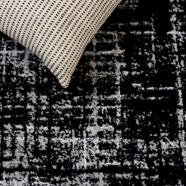 Safavieh Parker 193H Black Ivory Rug 7'9"X9'6" – Low-Profile 3/8" Power-Loomed Jute-Poly Blend, Durable Style PRK193H-8