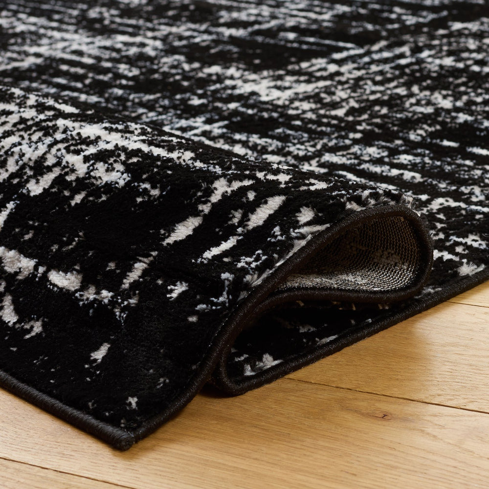 Safavieh Parker 193H Black Ivory Rug 7'9"X9'6" – Low-Profile 3/8" Power-Loomed Jute-Poly Blend, Durable Style PRK193H-8