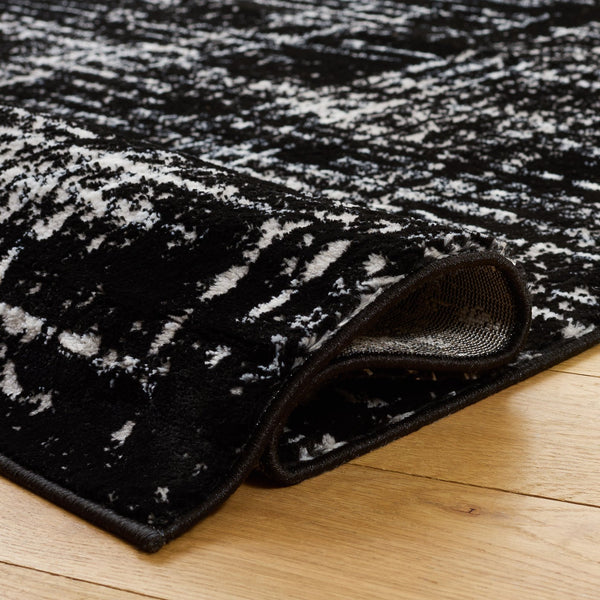 Safavieh Parker 193H Black Ivory Rug 7'9"X9'6" – Low-Profile 3/8" Power-Loomed Jute-Poly Blend, Durable Style PRK193H-8