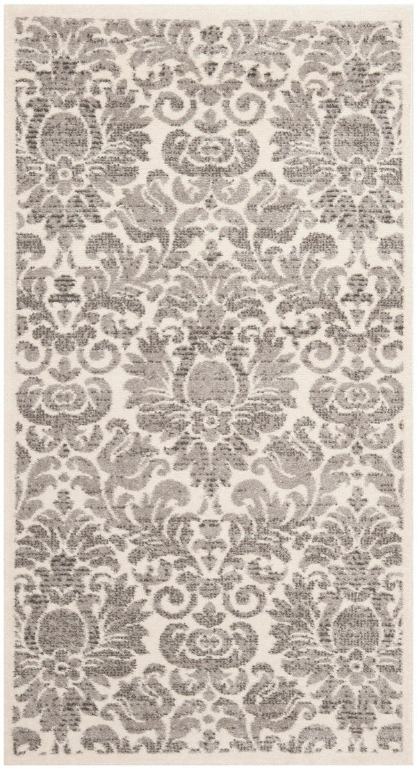 Safavieh Porcello Area Rug - Elegant Belgian Craftsmanship With Timeless Floral Design For Luxurious Comfort Grey ,Ivory Polypropelene Prl3714a-4