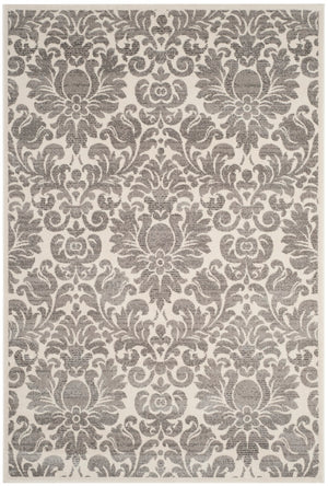 Safavieh Porcello Area Rug - Elegant Belgian Craftsmanship With Timeless Floral Design For Luxurious Comfort Grey ,Ivory Polypropelene Prl3714a-4