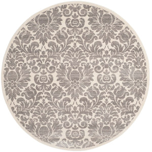 Safavieh Porcello Area Rug - Elegant Belgian Craftsmanship With Timeless Floral Design For Luxurious Comfort Grey ,Ivory Polypropelene Prl3714a-4