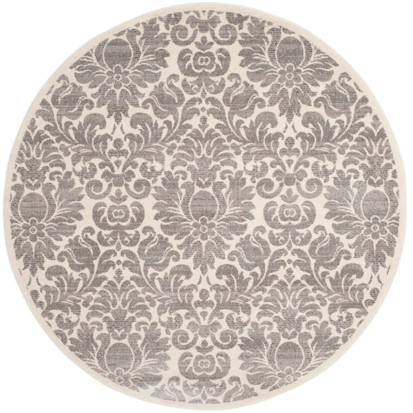 Safavieh Porcello Area Rug - Elegant Belgian Craftsmanship With Timeless Floral Design For Luxurious Comfort Grey ,Ivory Polypropelene Prl3714a-4