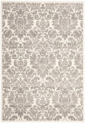 Safavieh Porcello Area Rug - Elegant Belgian Craftsmanship With Timeless Floral Design For Luxurious Comfort Grey ,Ivory Polypropelene Prl3714a-4