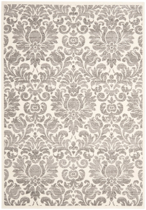 Safavieh Porcello Area Rug - Elegant Belgian Craftsmanship With Timeless Floral Design For Luxurious Comfort Grey ,Ivory Polypropelene Prl3714a-4