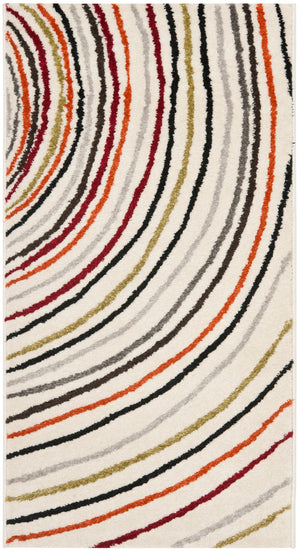 Safavieh Porcello Power Loomed Area Rug - Elegant Belgian Design With Captivating Wave Pattern For Any Room Ivory Polypropylene Pile Prl3720a-4