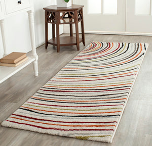 Safavieh Porcello Power Loomed Area Rug - Elegant Belgian Design With Captivating Wave Pattern For Any Room Ivory Polypropylene Pile Prl3720a-4