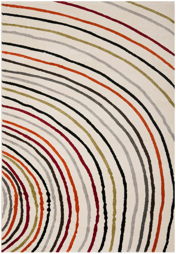 Safavieh Porcello Power Loomed Area Rug - Elegant Belgian Design With Captivating Wave Pattern For Any Room Ivory Polypropylene Pile Prl3720a-4