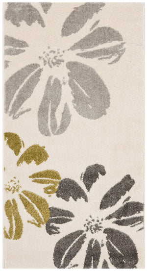 Safavieh Porcello Exquisite Area Rug With Artistic Floral Design | Luxurious Comfort, Timeless Elegance Ivory Polypropylene Pile Prl3724a-8