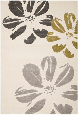 Safavieh Porcello Exquisite Area Rug With Artistic Floral Design | Luxurious Comfort, Timeless Elegance Ivory Polypropylene Pile Prl3724a-8