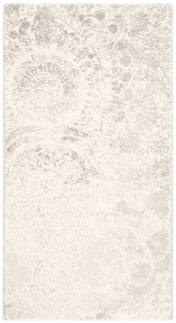 Safavieh Porcello Exquisite Area Rug - Timeless Elegance Meets Modern Design For Any Room's Sophisticated Look Light Grey ,Ivory Polypropylene Pile Prl3742g-3