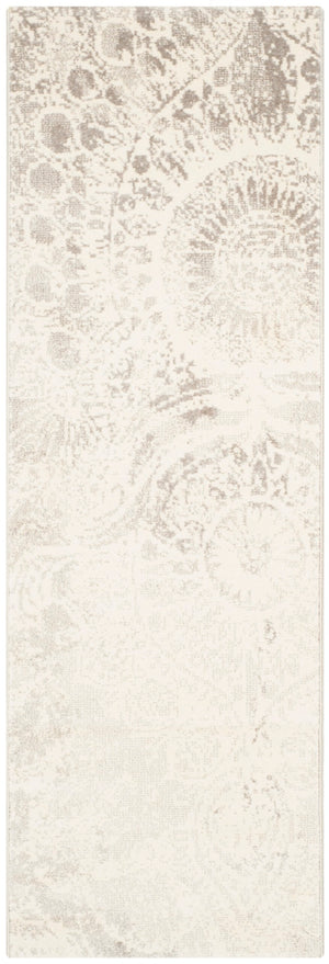 Safavieh Porcello Exquisite Area Rug - Timeless Elegance Meets Modern Design For Any Room's Sophisticated Look Light Grey ,Ivory Polypropylene Pile Prl3742g-3