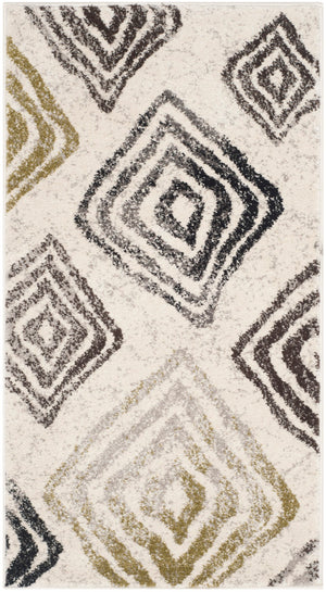 Safavieh Porcello Area Rug With Timeless Diamond Motif - Elegant, Durable, And Soft For Your Home Decor Ivory ,Brown Polypropelene Prl4820f-3