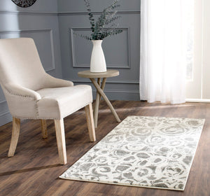 Safavieh Porcello Exquisite Area Rug - Contemporary Abstract Design For Modern Homes, Durable & Stylish Comfort Dark Grey ,Ivory Polypropelene Prl4822d-4