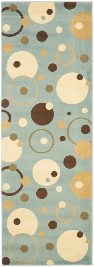 Safavieh Prl Vibrant Runner Area Rug - Artistic Design In Bold Colors For Hallways And Modern Interiors Blue ,Multi Polypropelene Pile Prl6851-6591-27