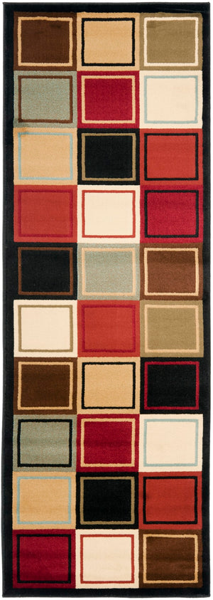 Safavieh Prl Visually Stunning Area Rug - Geometric Design In Vibrant Multi-color Palette For Modern Spaces Multi Polypropylene Prl6863-9191-2