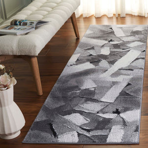 Safavieh Porcello Modern Abstract Area Rug - Luxurious Turkish Craftsmanship For Elegant Home Decor Ivory ,Grey Polypropylene Prl6937f-8