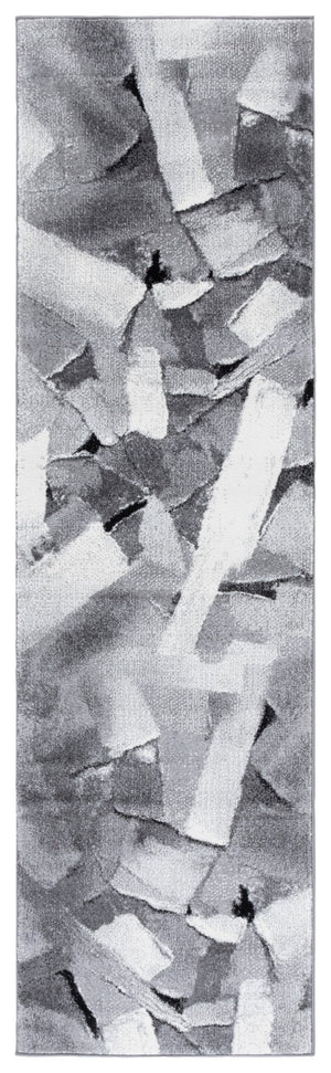 Safavieh Porcello Modern Abstract Area Rug - Luxurious Turkish Craftsmanship For Elegant Home Decor Ivory ,Grey Polypropylene Prl6937f-8