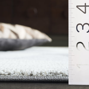 Safavieh Porcello Modern Elegance Area Rug - Abstract Design, Soft Durable Comfort For Living Spaces And More Ivory ,Grey Polypropylene Prl6937f-5