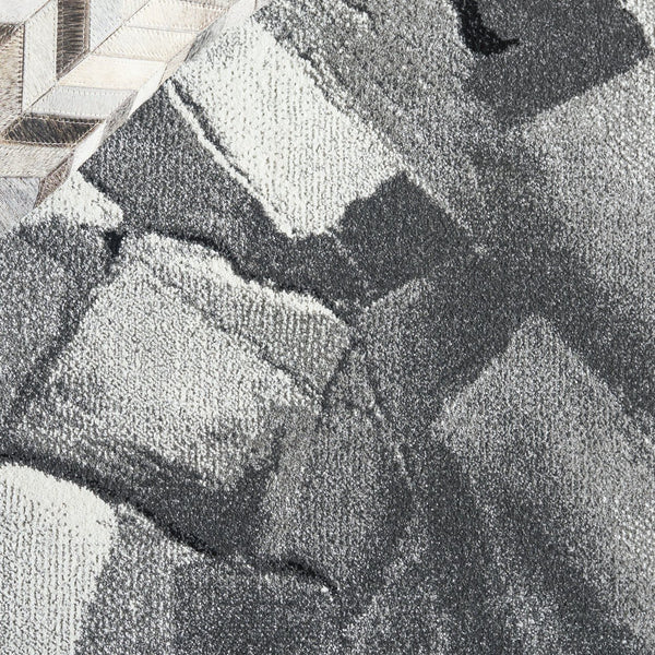 Safavieh Porcello Modern Elegance Area Rug - Abstract Design, Soft Durable Comfort For Living Spaces And More Ivory ,Grey Polypropylene Prl6937f-5