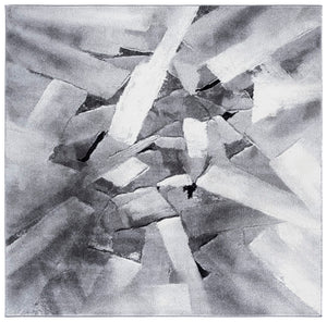 Safavieh Porcello Modern Abstract Area Rug - Luxurious Turkish Craftsmanship For Elegant Home Decor Ivory ,Grey Polypropylene Prl6937f-8