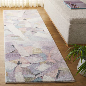 Safavieh Porcello Modern Abstract Area Rug - Luxurious Turkish Craftsmanship For Elegant Home Decor Blue ,Pink Polypropylene Prl6937j-9