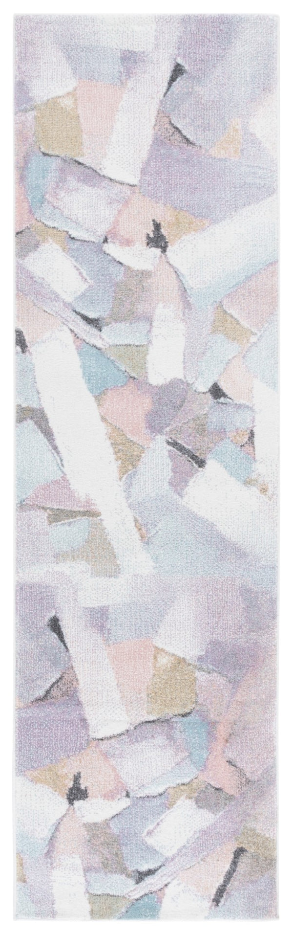 Safavieh Porcello Modern Abstract Area Rug - Luxurious Turkish Craftsmanship For Elegant Home Decor Blue ,Pink Polypropylene Prl6937j-9