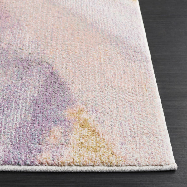 Safavieh Porcello Modern Abstract Area Rug - Luxurious Turkish Craftsmanship For Elegant Home Decor Blue ,Pink Polypropylene Prl6937j-9