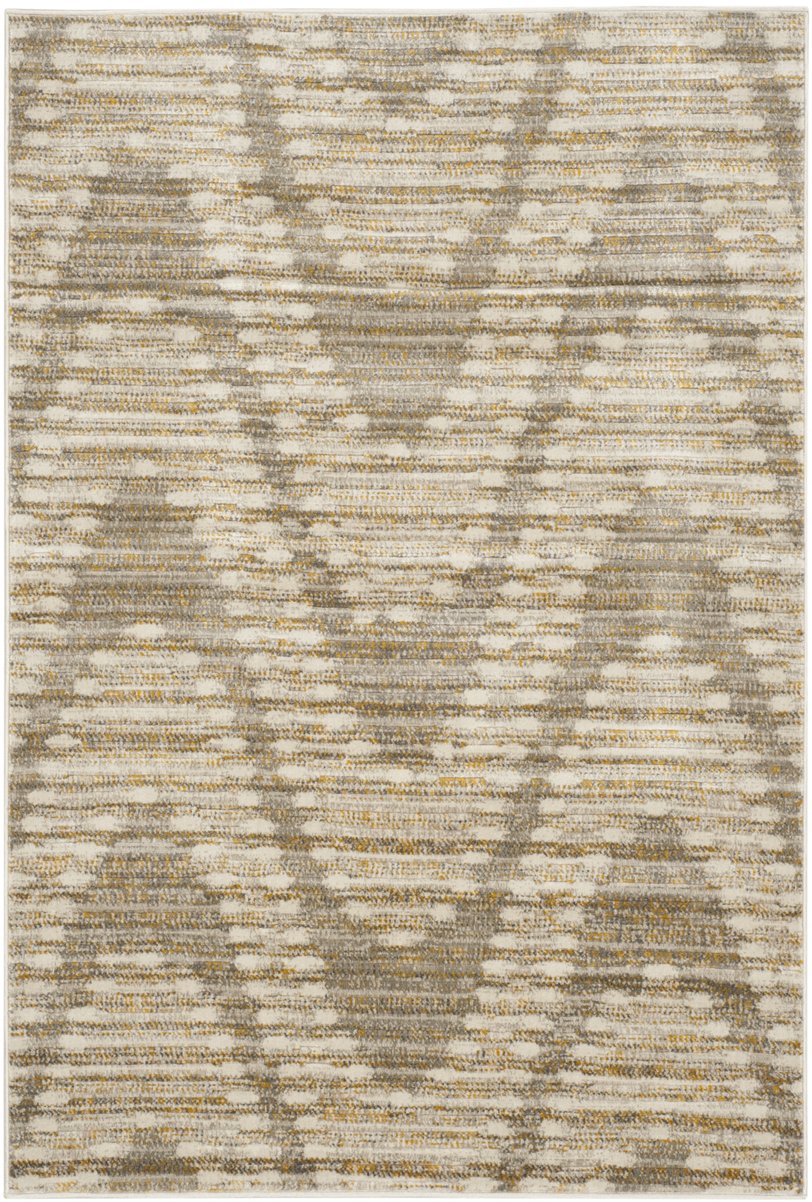 Safavieh Porcello Contemporary Area Rug - Elegant Grey & Dark Grey Abstract Design For Modern Living Spaces Grey ,Dark Grey Polypropylene Pile Prl7696a-4