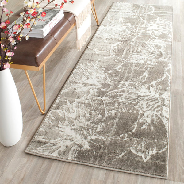 Safavieh Porcello Abstract Marble-inspired Area Rug – Stylish Power-loomed Design For Modern Living Spaces Grey ,Dark Grey Polypropylene Pile Prl7732a-3