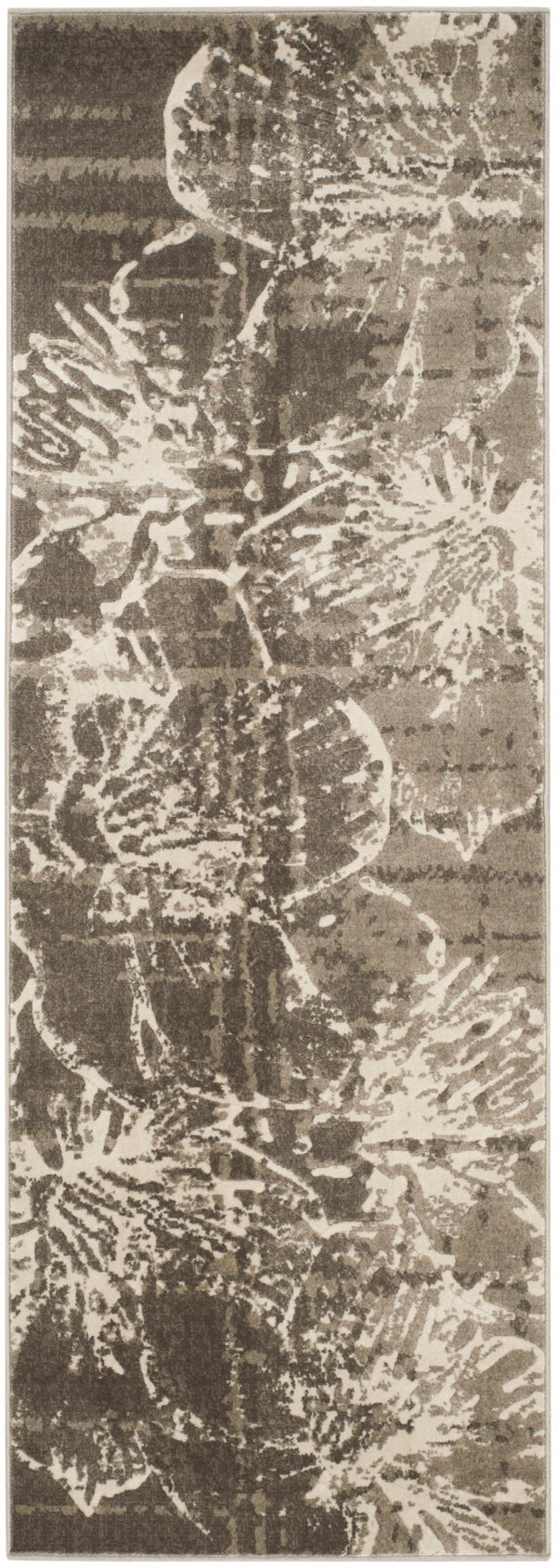 Safavieh Porcello Abstract Marble-inspired Area Rug – Stylish Power-loomed Design For Modern Living Spaces Grey ,Dark Grey Polypropylene Pile Prl7732a-3