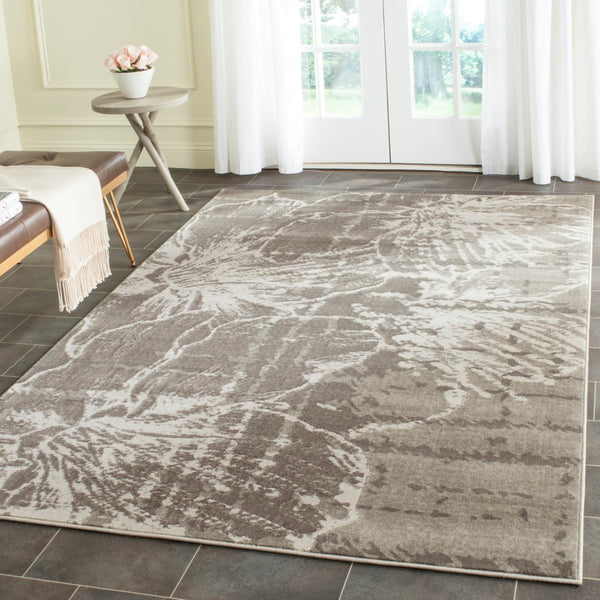 Safavieh Porcello Abstract Marble-inspired Area Rug – Stylish Power-loomed Design For Modern Living Spaces Grey ,Dark Grey Polypropylene Pile Prl7732a-3