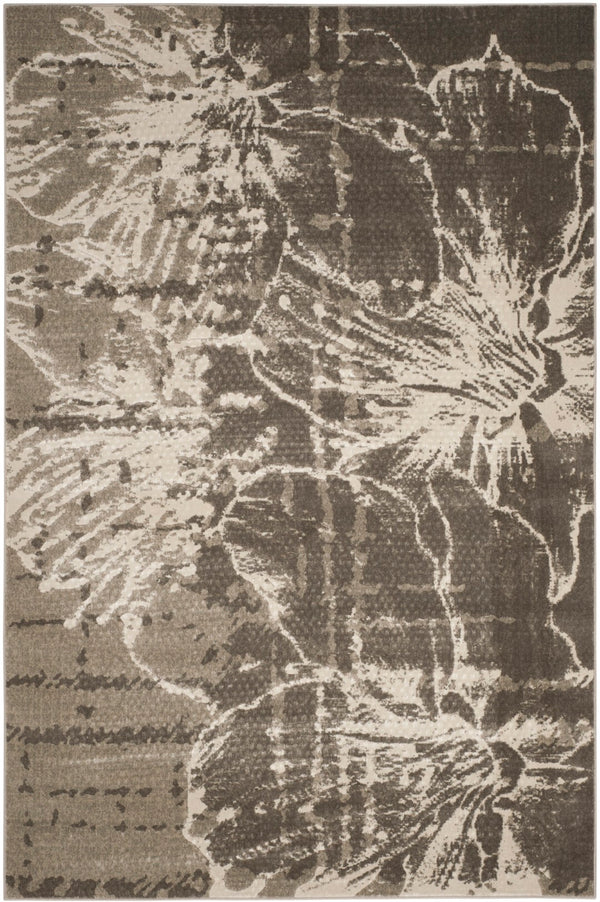 Safavieh Porcello Abstract Marble-inspired Area Rug – Stylish Power-loomed Design For Modern Living Spaces Grey ,Dark Grey Polypropylene Pile Prl7732a-3