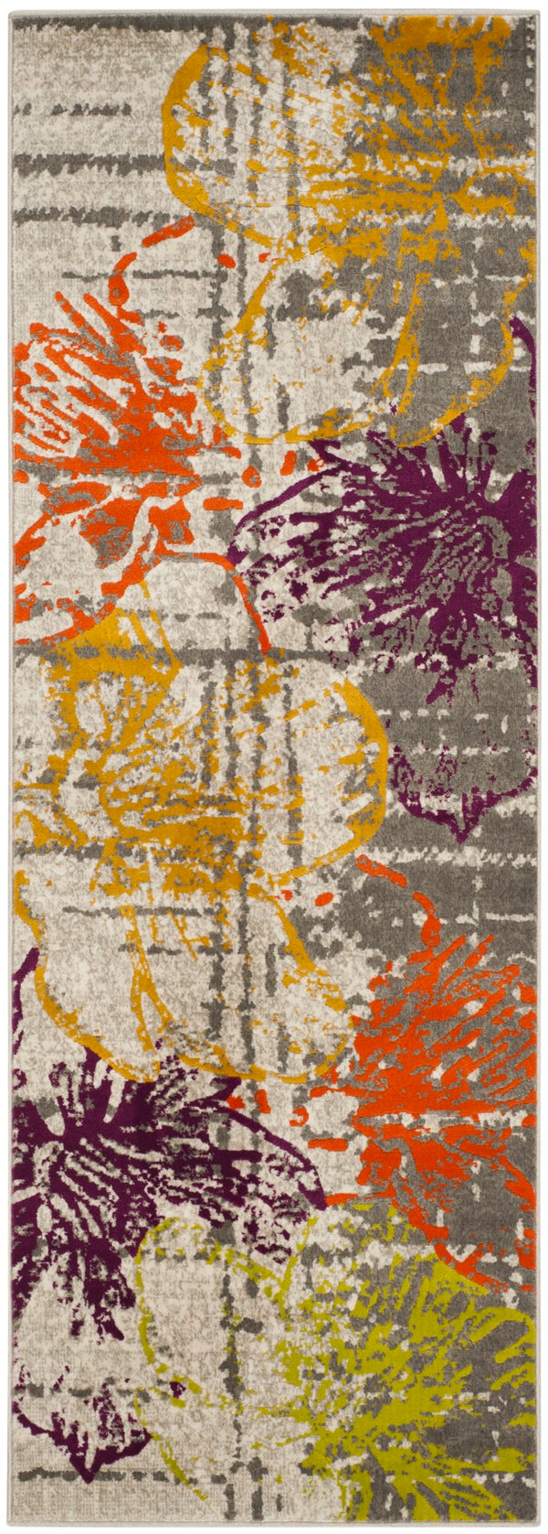 Safavieh Porcello Abstract Marble-inspired Area Rug – Stylish Power-loomed Design For Modern Living Spaces Ivory ,Grey Polypropylene Pile Prl7732e-29