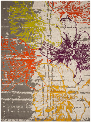 Safavieh Porcello Abstract Marble-inspired Area Rug – Stylish Power-loomed Design For Modern Living Spaces Ivory ,Grey Polypropylene Pile Prl7732e-29