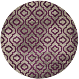 Safavieh Porcello 7734 Power Loomed Contemporary Rug Light Grey / Purple PRL7734B-4