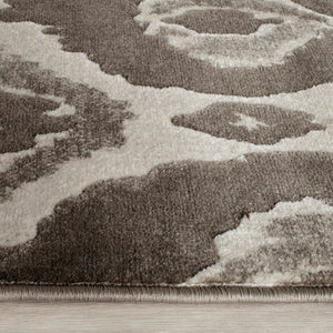 Safavieh Porcello Chic Contemporary Area Rug - Stylish Modern Pattern For Sophisticated Home Decor Ivory ,Dark Grey Polypropylene Pile Prl7736a-3