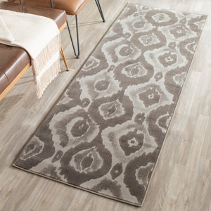 Safavieh Porcello Chic Contemporary Area Rug - Stylish Modern Pattern For Sophisticated Home Decor Ivory ,Dark Grey Polypropylene Pile Prl7736a-3