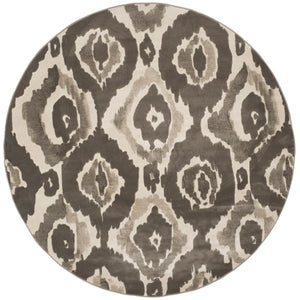 Safavieh Porcello Chic Contemporary Area Rug - Stylish Modern Pattern For Sophisticated Home Decor Ivory ,Dark Grey Polypropylene Pile Prl7736a-3