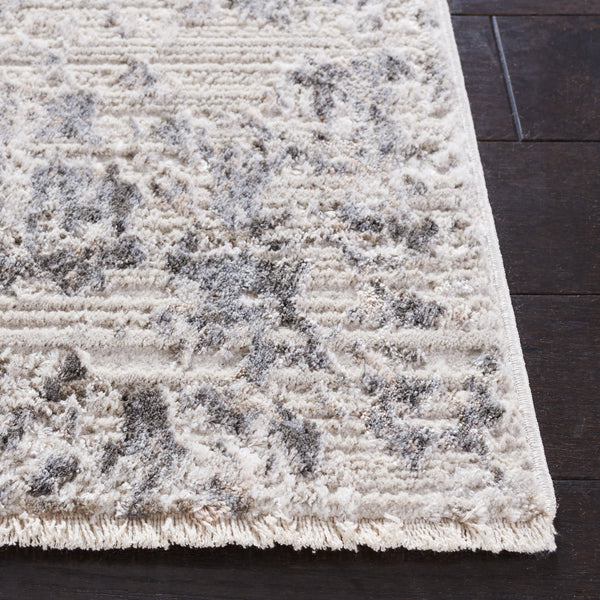Safavieh Princeton Elegant Transitional Area Rug - Luxurious Distressed Design For Modern & Classic Homes Ivory ,Grey 50% Viscose,50% Polyester Pile Content Prn532a-210