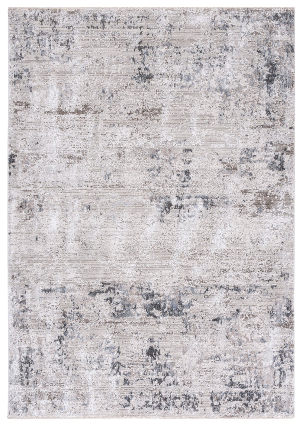 Safavieh Princeton Elegant Transitional Area Rug - Luxurious Distressed Design For Modern & Classic Homes Ivory ,Grey 50% Viscose,50% Polyester Pile Content Prn532a-210